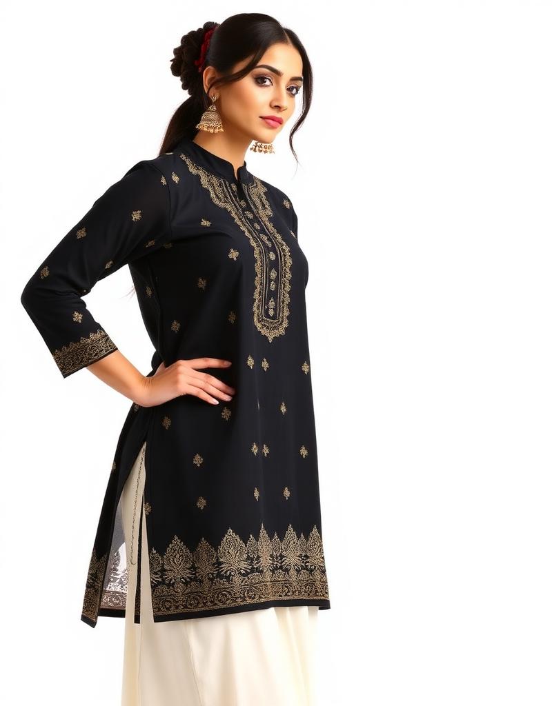 Midnight Gold Kurti